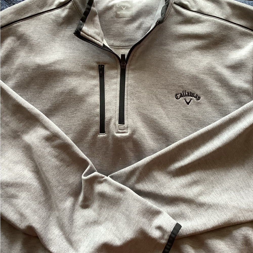 Callaway Men's Gray Quarter-Zip pullover sku236